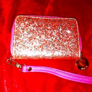 Deux Lux Wallet - Pink Multi-Color Sparkly Wallet